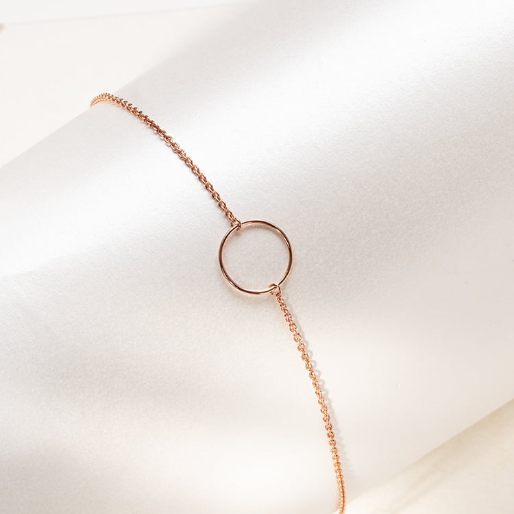 Zlatý karma náramok na nohu Klara 140830