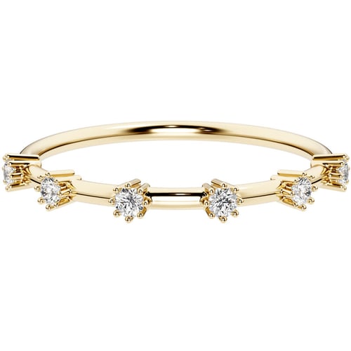 Znamenitý prsteň s lab-grown diamantmi Demmi