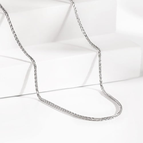 Platinová spiga retiazka 45 cm so šírkou 1 mm