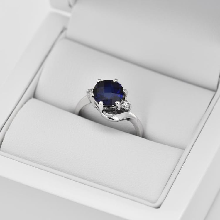 Zlatý zafírový prsteň 33506