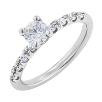 Zásnubný prsteň s lab-grown diamantmi Mae
