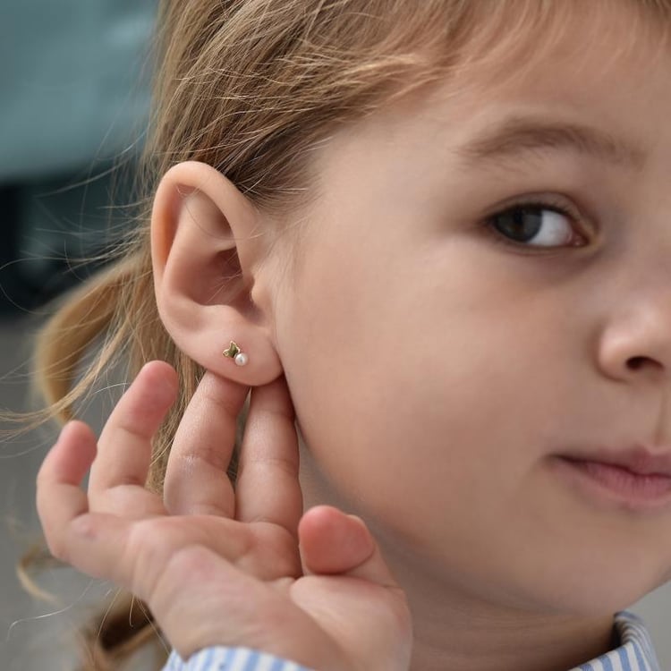 Náušnice s perlou 38968