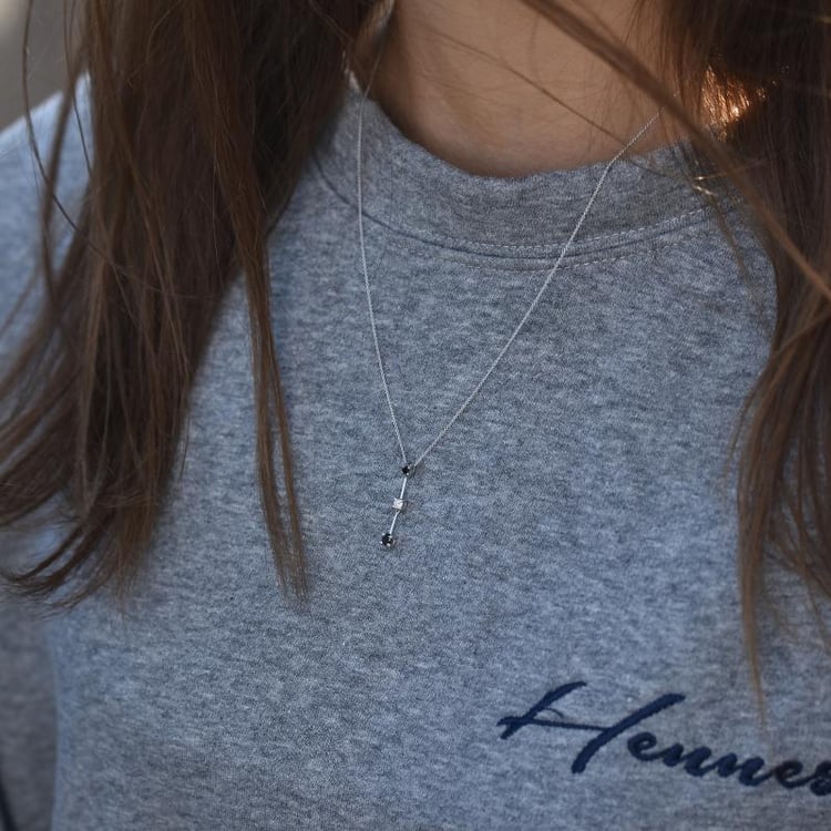 Zlatý diamantový náhrdelník 36769