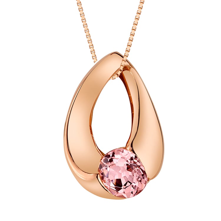 Pozlátený prívesok so simulovaným morganitom