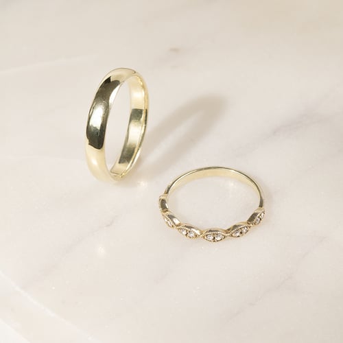 Nežný eternity prsteň s lab-grown diamantmi Jelani