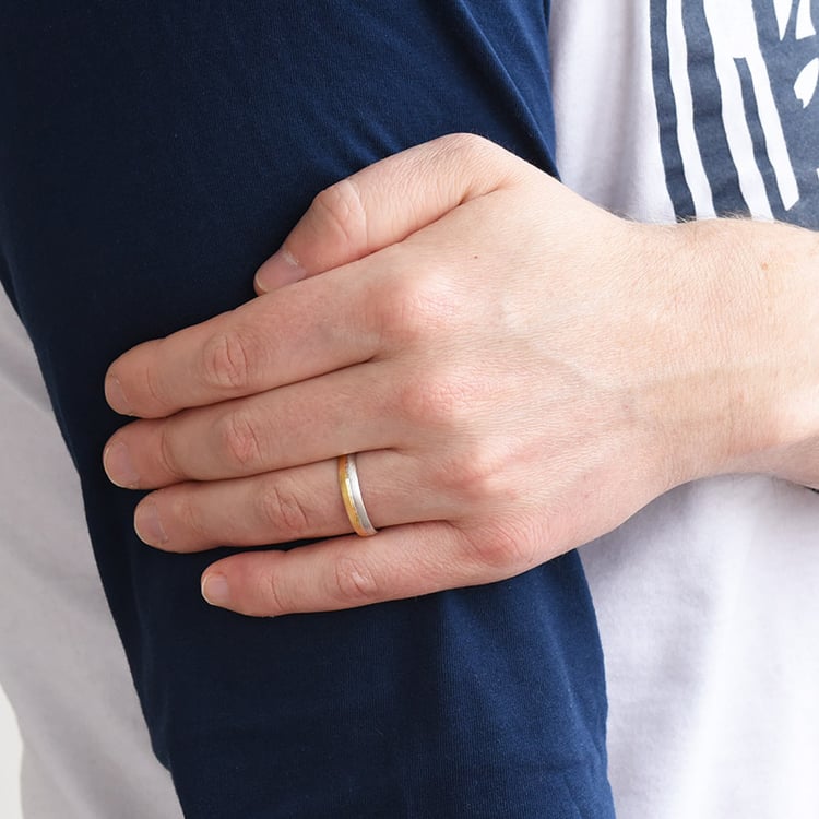 Pánský snubný prsteň 77011