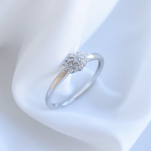 Elegantný diamantový prsteň Aubert