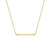 Jemný zlatý náhrdelník s diamantom Charena