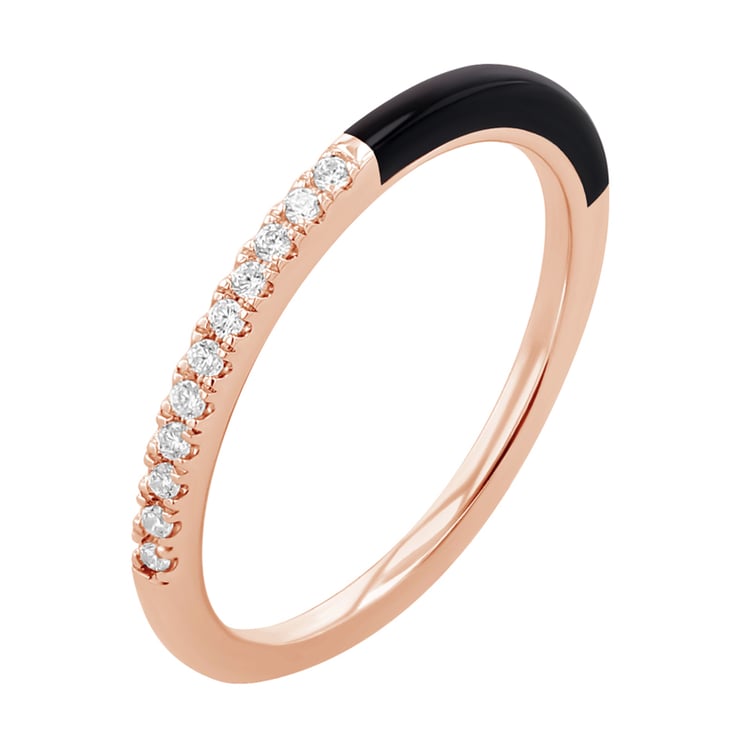 Keramický prsteň s lab-grown diamantmi Conall 120848