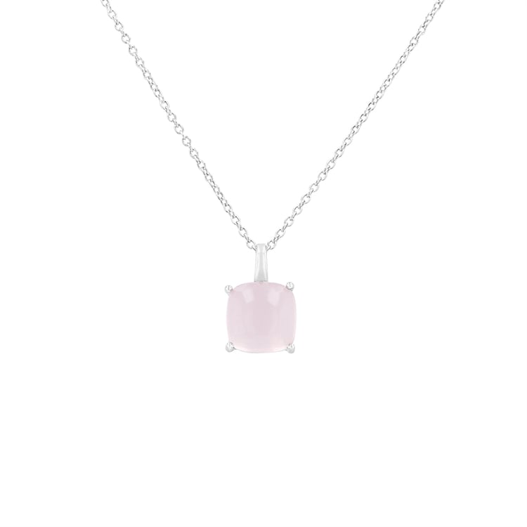 Zlatý prívesok s ružovým quartzom