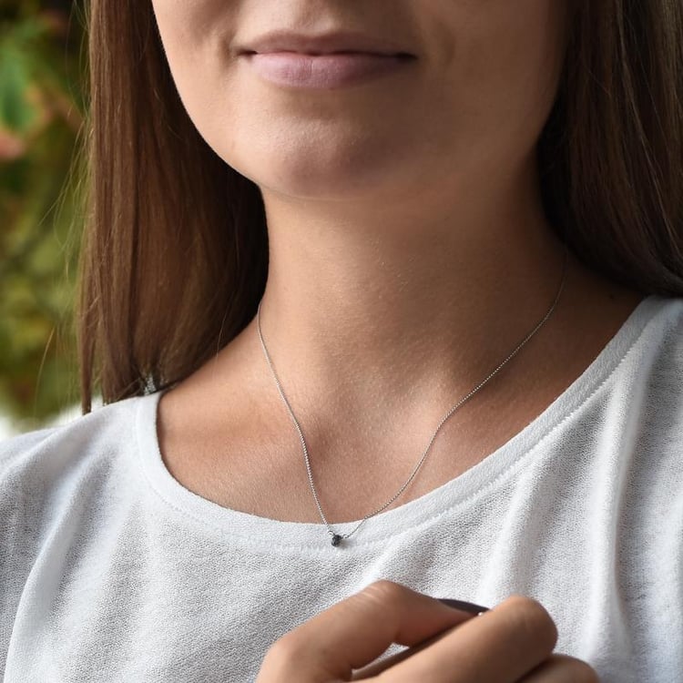 Zlatý náhrdelník s diamantom 34524