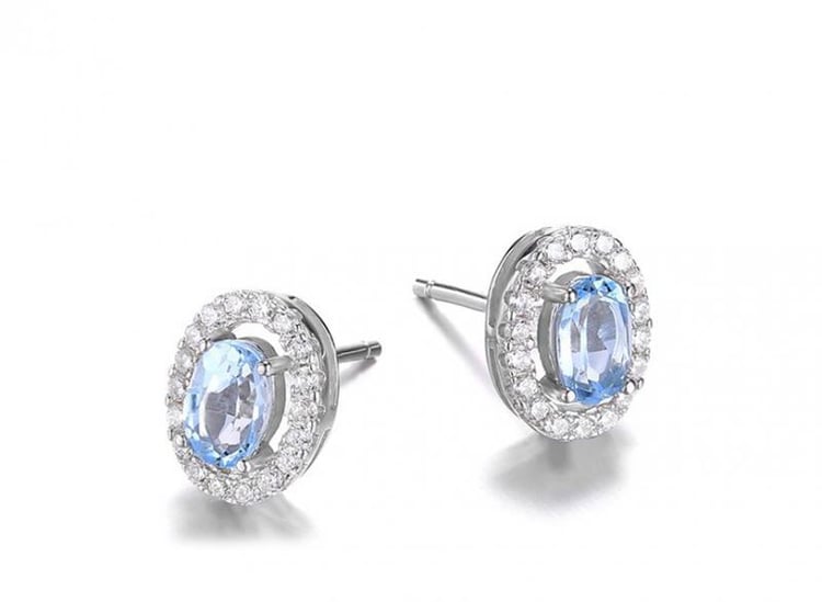 Strieborné náušnice 16436