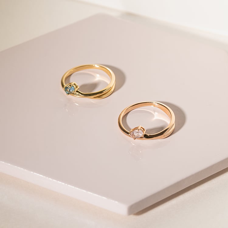 Prsteň s oválnym akvamarínom Cellini 119814