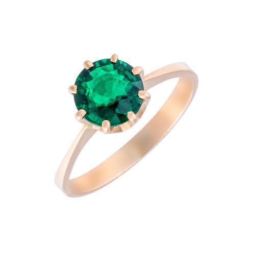 Zlatý prsteň so smaragdom Arama