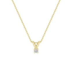 Zlatý prívesok s diamantom Geveline
