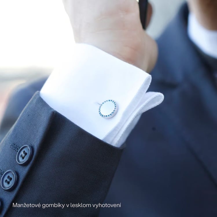 Diamantové manžetové gombíky 165840