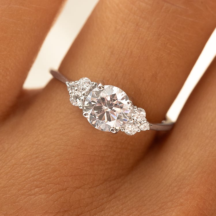 Zásnubný prsteň s lab-grown diamantmi Agathe 139464