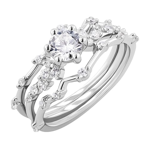 Set prsteňov s možnosťou výberu diamantu Londie