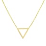 Zlatý náhrdelník v tvare trojuholníka AirTriangle
