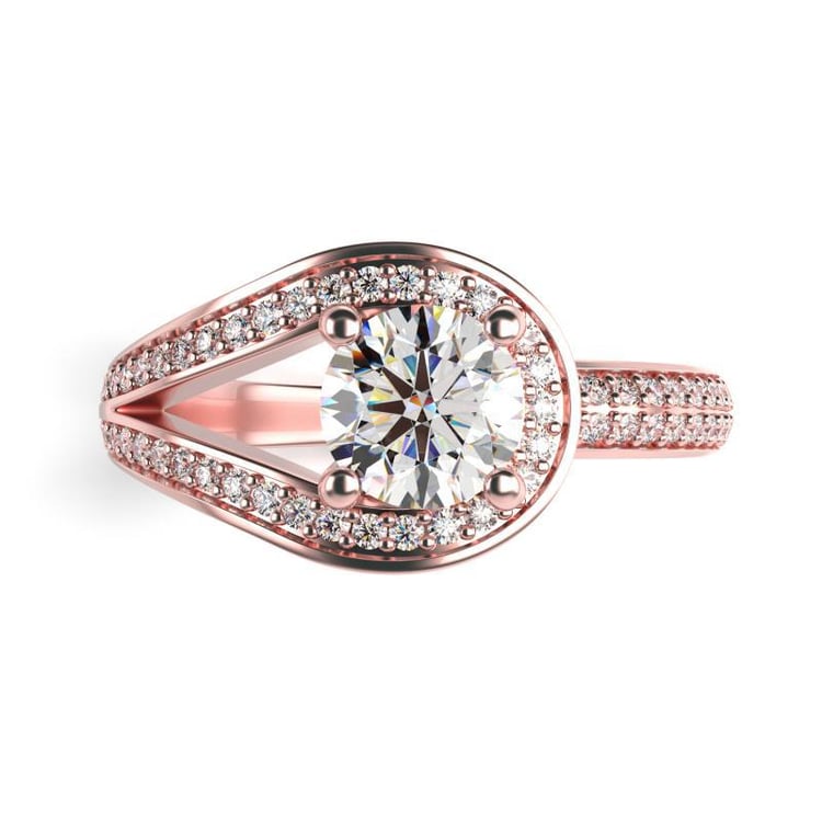 Diamantový prsteň zo zlata 98970