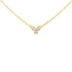 Náhrdelník s tromi lab-grown diamantmi Amine