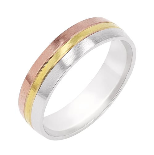 Minimalistické svadobné obrúčky s diamantom Wate