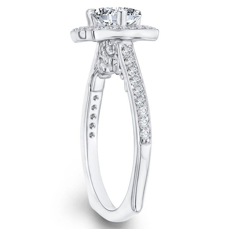 Zlatý zásnubný prsteň s diamantmi 46502