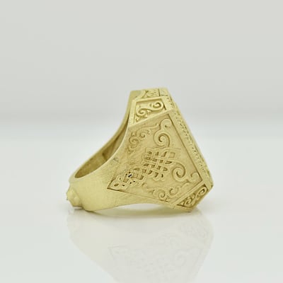 Pečatný prsteň po odliatí