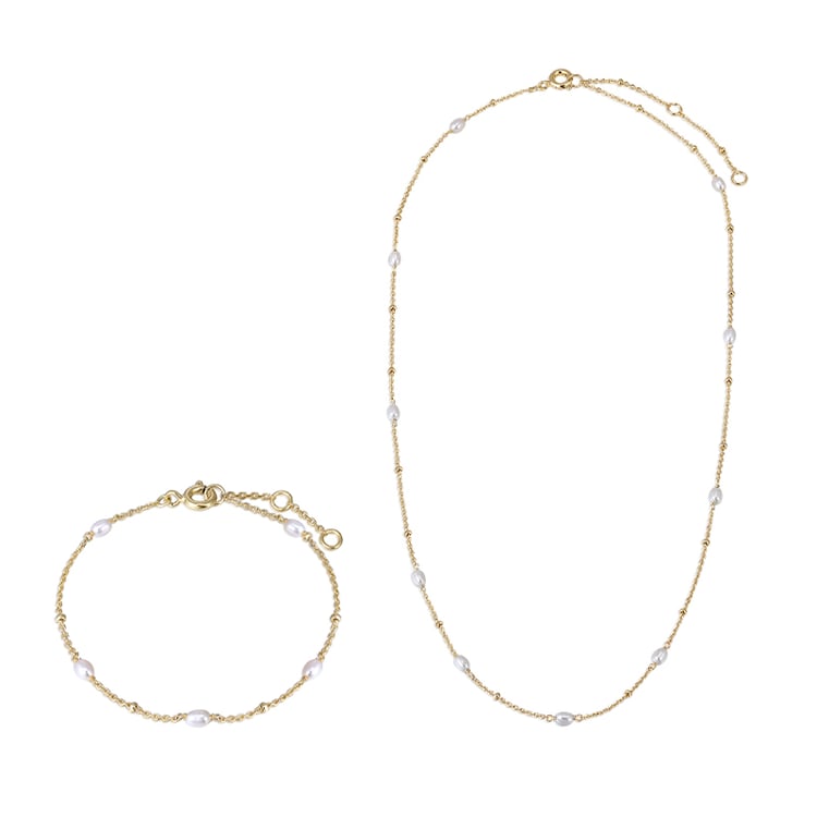 Strieborná kolekcia s perlami