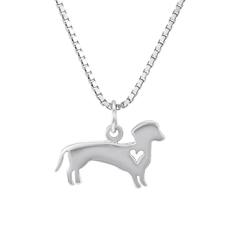 Strieborný náhrdelník v tvare jezvečíka