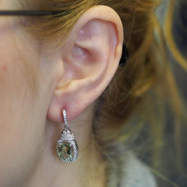 Ametysty v náušniciach Raolah 14201