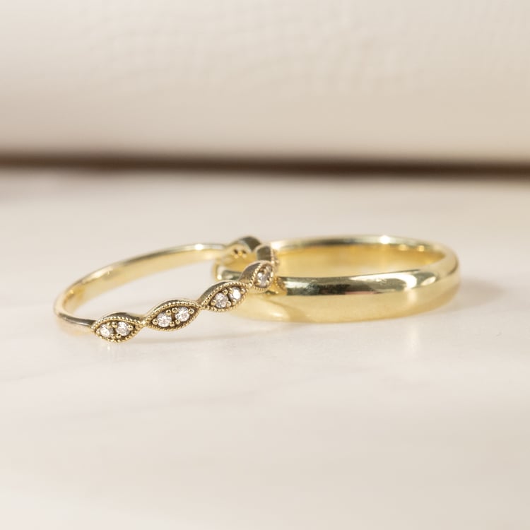 Strieborný nežný eternity prsteň s lab-grown diamantmi Jelani 136139