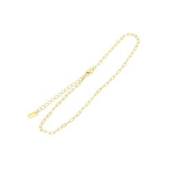 Strieborný minimalistický náramok na nohu Olivie