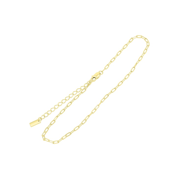 Strieborný minimalistický náramok na nohu Olivie