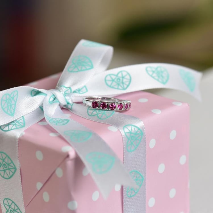 Rubínový eternity prsteň 29994