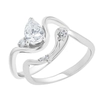 Romantický zásnubný set prsteňov s lab-grown diamantmi Lylah