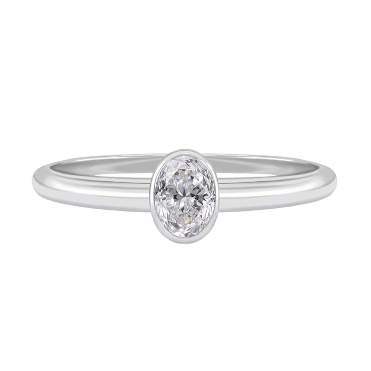 Prsteň s oválnym diamantom 37318