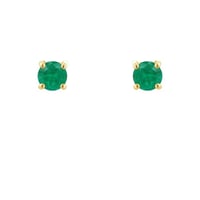 Náušnice so smaragdmi s výberom veľkosti Dalia