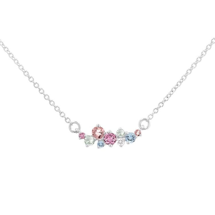 Cluster náhrdelník s drahokamami Beck 119541