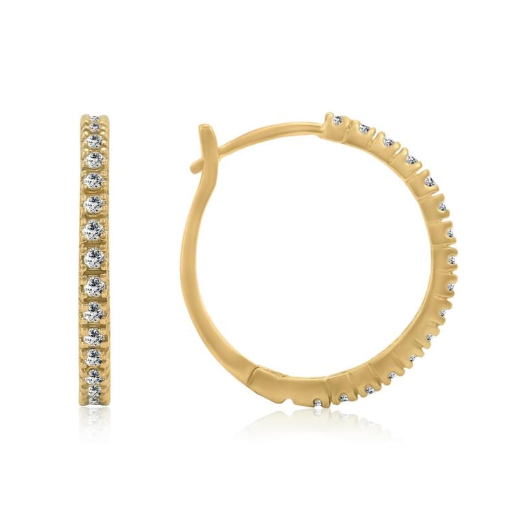 Náušnice zo žltého zlata