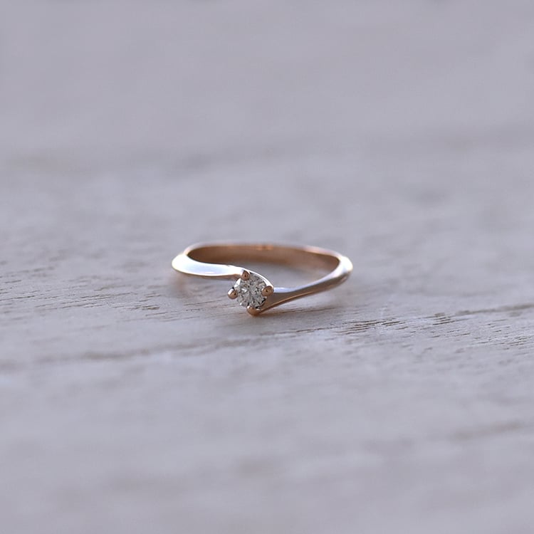 Diamantový zlatý prsteň 64667