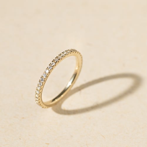 Eternity prsteň zo zlata s lab-grown 1.25mm diamantmi Archie