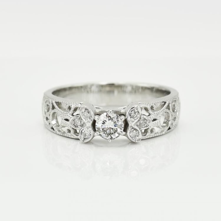 Diamantový zlatý prsteň 55503