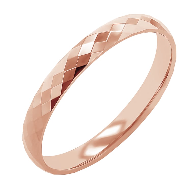 Zlaté svadobné obrúčky so vzorom Sumi 117384