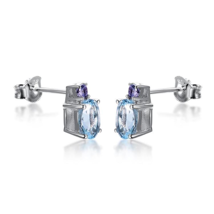 Náhrdelník zo striebra s topásom 21682