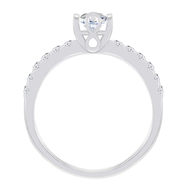 Zlatý diamantový zásnubný prsteň 42001