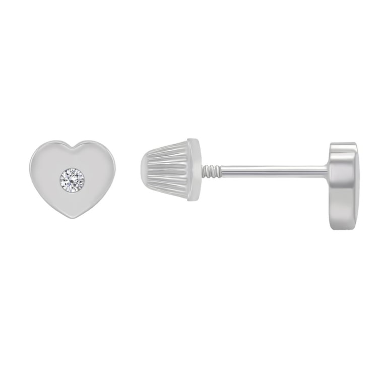 Detské náušnice zo zlata s diamantmi 38349