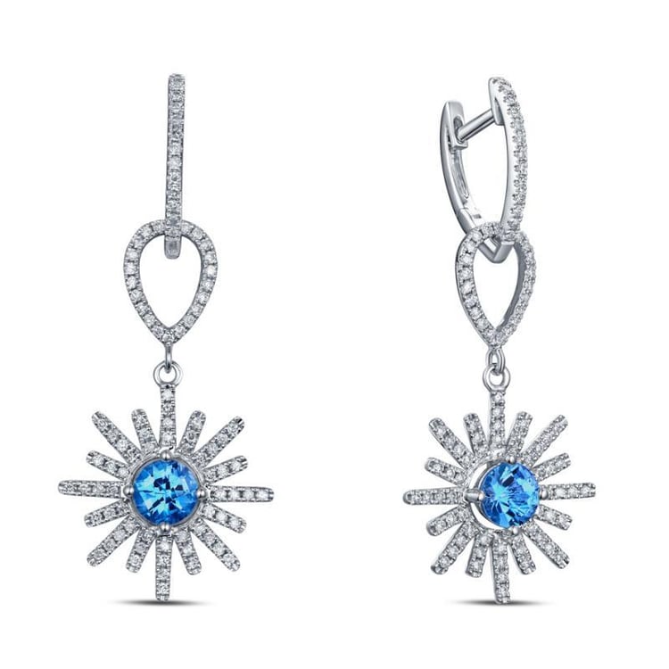 Diamantové náušnice Flany 10012