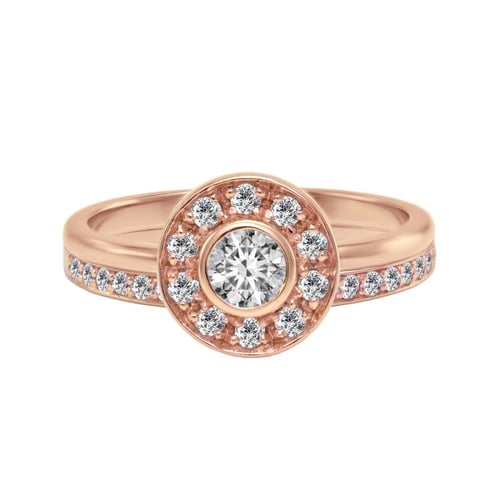 Zásnubný set prsteňov s diamantmi Jessica