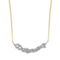 Zlatý náhrdelník s lab-grown diamantmi Darcy